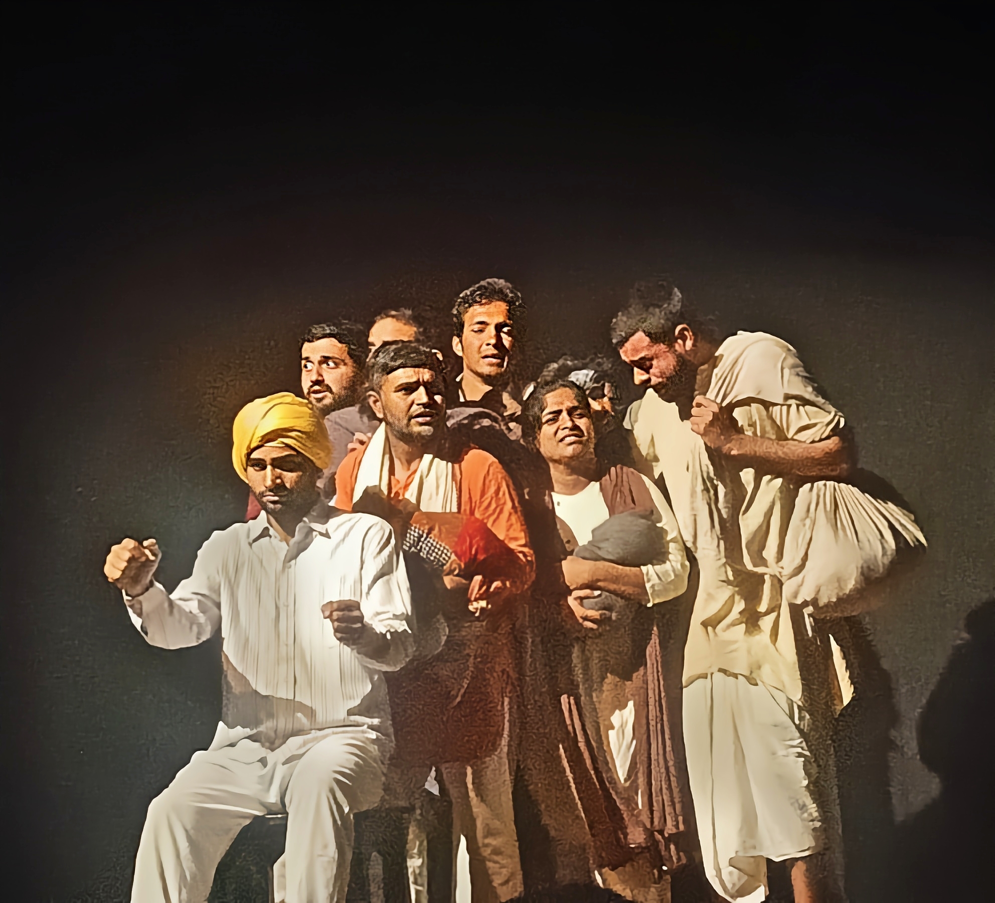 Street play on social themes