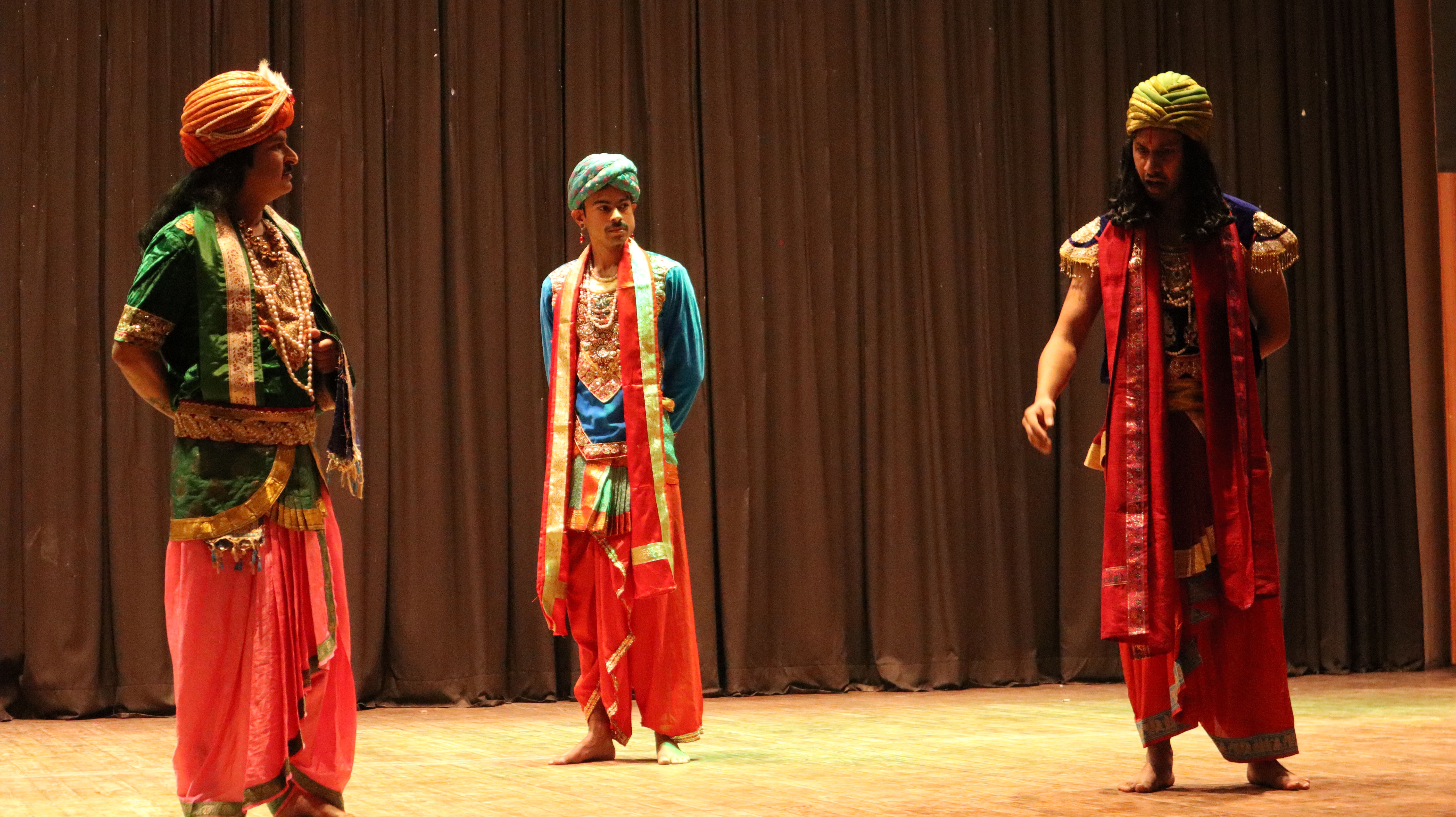 Classical theatre with traditional costumes